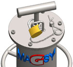 Séparateur magnétique MF-50/1 Séparateur magnétique MF-50/1